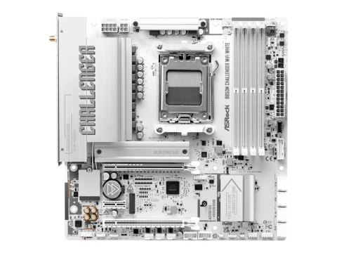 ASRock B850M Challenger WiFi White AM5 mATX HDMI/DP DDR5