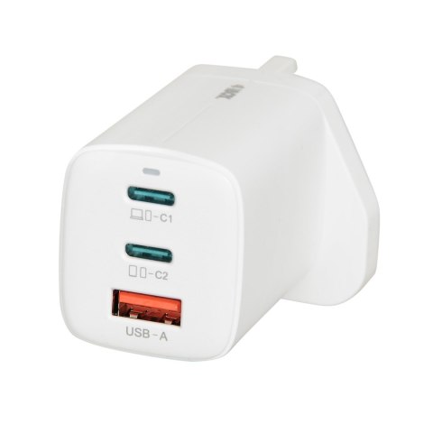 ŁADOWARKA SIECIOWA I-BOX C-65 GAN PD65W KABEL, BIAŁA
