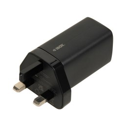 ŁADOWARKA SIECIOWA I-BOX C-65 GAN PD65W KABEL, CZARNA