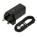 ŁADOWARKA SIECIOWA I-BOX C-65 GAN PD65W KABEL, CZARNA