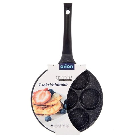 Patelnia do Jajek Granitowa Nieprzywierająca 7 Otworów ORION GRANDE 27 cm