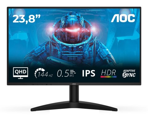 AOC B3 Q24B36X monitor komputerowy 60,5 cm (23.8") 2560 x 1440 px Quad HD LED Czarny