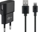 Goobay Goobay | 45298 Zestaw ładowarki USB-C (5 W), kabel 1 m
