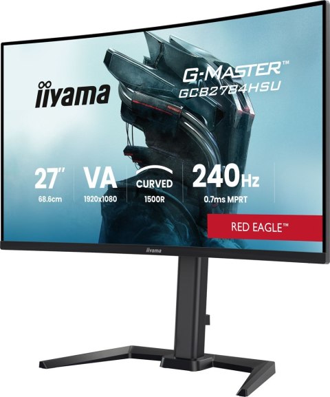 Iiyama G-MASTER GCB2784HSU-B1 27" 240Hz monitor komputerowy 68,6 cm (27") 1920 x 1080 px Czarny