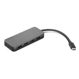 Lenovo 4X90X21427 huby i koncentratory USB 3.2 Gen 2 (3.1 Gen 2) Type-C 20000 Mbit/s Szary