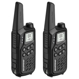 Krótkofalówka Baofeng BF-T25E czarna, 2 sztuki