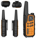 Krótkofalówka Baofeng BF-T25E pomarańczowa, 2 sztuki