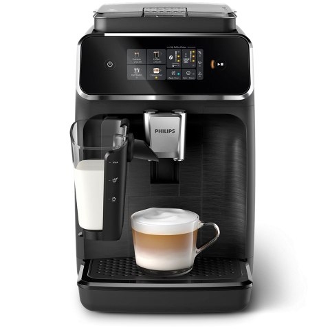 Philips Ekspres do kawy Philips 2300 seria EP2330/10 z wbudowanym spieniaczem mleka, ciśnienie 15 bar, automatyczny, czarny, pomieści 12