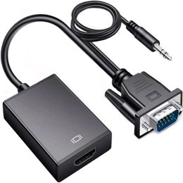 Adapter sygnału vga+audio na hdmi