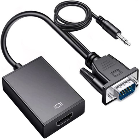 Adapter sygnału vga+audio na hdmi