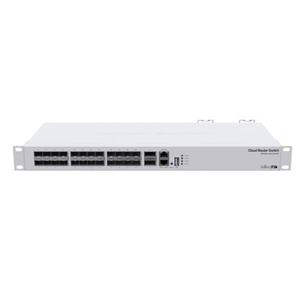 MikroTik MikroTik Cloud Router Switch 326-24S+2Q+RM with RouterOS L5, 1U rackmount Enclosure MikroTik