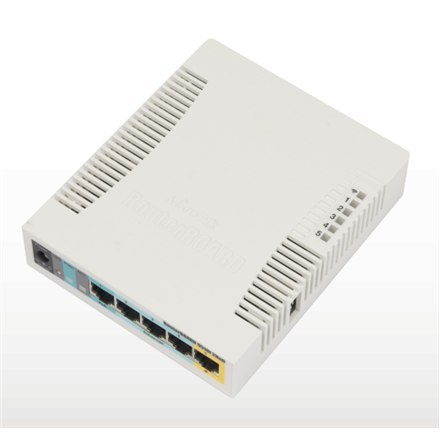 MikroTik Punkt dostępowy MikroTik | RB951UI-2HnD | 802.11n | 2.4 | 867 Mbit/s | 10/100 Mbit/s | Porty Ethernet LAN (RJ-45) 5 | MU-MiMO Ta