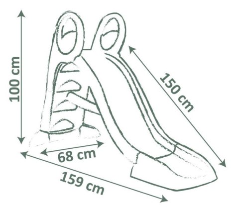 Zjeżdżalnia ks (ślizg 150 cm)