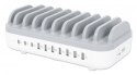 MANHATTAN 10-PORTOWA STACJA ŁADUJĄCA USB 120W 3X U
