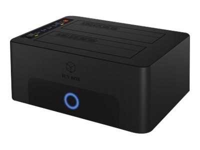 Raidsonic Stacja dokująca Raidsonic | Icy Box | IB-1232CL-U3, 2x SATA 2,5" i/lub 3,5" do 1x USB 3.2 Gen 1 Host + UASP