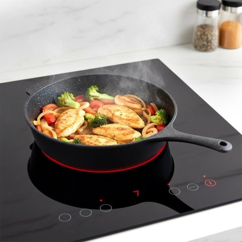 Głęboka Patelnia Granitowa 28 cm 3 L ORION Grande do Duszenia