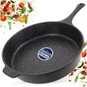 Głęboka Patelnia Granitowa 28 cm 3 L ORION Grande do Duszenia