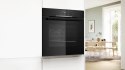 Piekarnik parowy Bosch HQG572EB3 Serie 4 71 l | AddedSteam | termoobieg 3D | grill | czarny