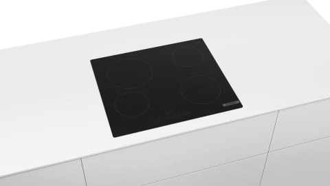 Płyta ceramiczna Bosch PKE611FP2E Serie 4 60 cm | 4 pola | PowerBoost | timer | czarny | bezramkowa