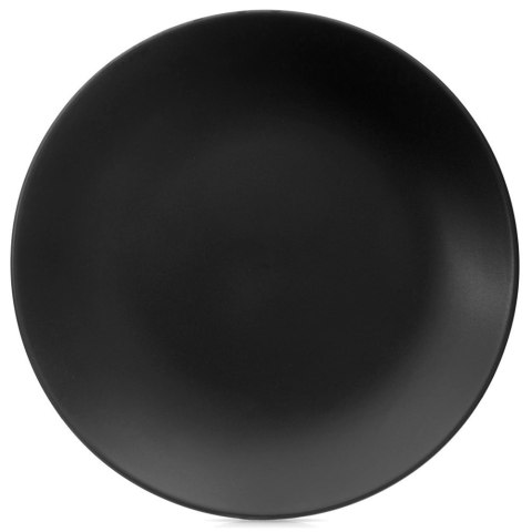 Talerz Deserowy Ceramiczny Czarny Matowy 20,5 cm ORION Zmywarka