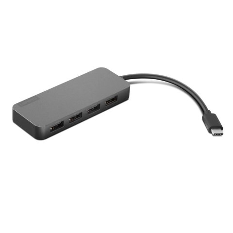 Lenovo 4X90X21427 huby i koncentratory USB 3.2 Gen 2 (3.1 Gen 2) Type-C 20000 Mbit/s Szary