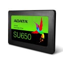 ADATA ADATA | Ultimate SU650 3D NAND SSD | 480 GB | Format SSD 2,5" | Interfejs SSD SATA | Prędkość odczytu 520 MB/s | Prędkość zapisu