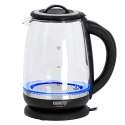 CR 1290 black Czajnik szklany 2,0 l z zaparzaczem oraz regulacją temp.