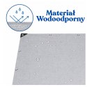 Plandeka Wodoodporna Folia Zbrojona Ochronna Przeciwdeszczowa Szara 2x4 M