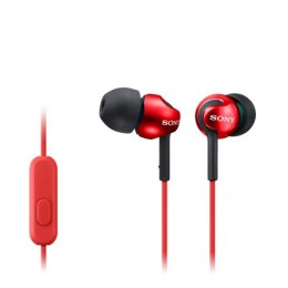 Sony Słuchawki douszne Sony z serii EX, czerwone Sony | MDR-EX110AP | douszne | czerwone