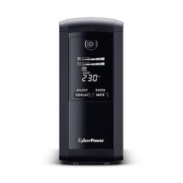 Zailacz UPS CyberPower VP1000EILCD line-interactive 1kVA 550W 6x gniazdo sieciowe