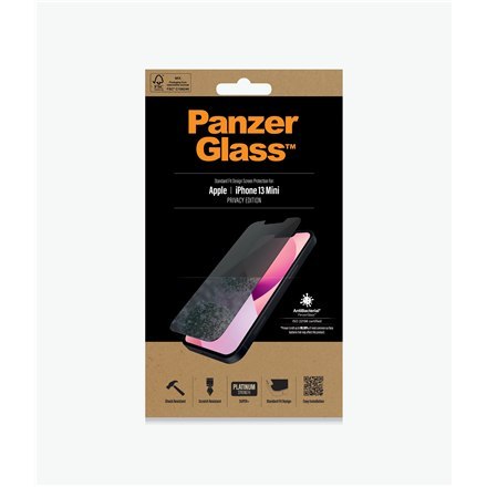PanzerGlass PanzerGlass | Ochraniacz ekranu - szkło - z filtrem prywatności | Apple iPhone 13 mini | Szkło hartowane | Przezroczysty