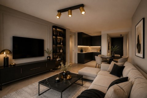 Lampa spotlight Elan 3xGU10 złota+czarna 55*80