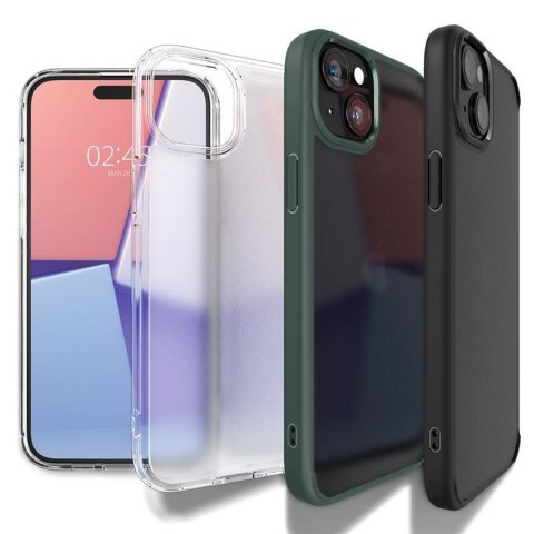 Etui pokrowiec na iPhone 15 Plus Crystal Hybrid - przezroczysty