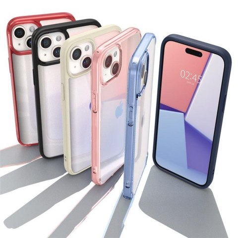 Etui pokrowiec na iPhone 15 Plus Crystal Hybrid - przezroczysty