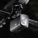 Lampka rowerowa przednia akumulatorowa 1000 lm 2800 mAh - czarna