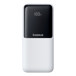 Powerbank 20000mAh 22.5W USB-A USB-C z wbudowanymi kablami USB-C iPhone Lightning - biały