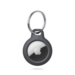 Etui brelok na lokalizator Apple AirTag z kółkiem - czarny