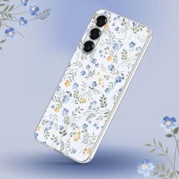 Etui pokrowiec na Samsung Galaxy A56 5G FlexAir - stokrotki z liśćmi