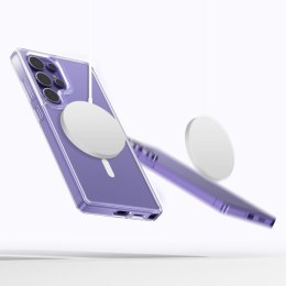 Etui pokrowiec na Samsung Galaxy S25 Ultra FlexAir Hybrid MagSafe - przezroczysty