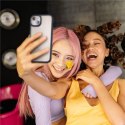 Etui pokrowiec na iPhone 15 Plus Crystal Hybrid - przezroczysto niebieski