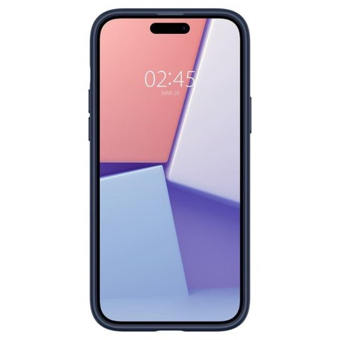 Etui pokrowiec na iPhone 15 Plus Crystal Hybrid - przezroczysto niebieski