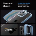Etui pokrowiec na iPhone 15 Pro Max Crystal Hybrid - przezroczysto niebieski