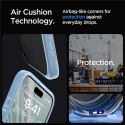 Etui pokrowiec na iPhone 15 Pro Max Crystal Hybrid - przezroczysto niebieski