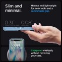 Etui pokrowiec na iPhone 15 Pro Max Crystal Hybrid - przezroczysto niebieski