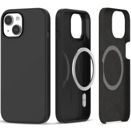 Etui pokrowiec na iPhone 15 Silicone MagSafe - czarny mat