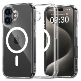 Etui pokrowiec na iPhone 16 FlexAir Hybrid MagSafe - przezroczysty