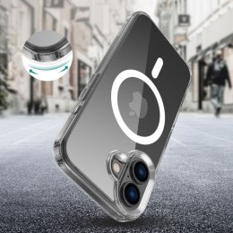 Etui pokrowiec na iPhone 16 FlexAir Hybrid MagSafe - przezroczysty