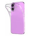 Etui silikonowe do iPhone 16 Plus 03 Nude - przezroczyste
