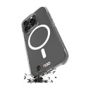 Etui silikonowe do iPhone 16 Pro Impact Clear D3O MagSafe - przezroczyste