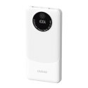 Powerbank K12 10000mAh USB-A USB-C PD 22.5W - biały